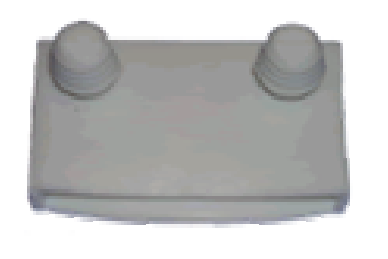 Taco lateral media luna para lama de 53 mm
